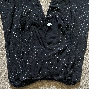 Black Polka Dot Women's Jumpsuit